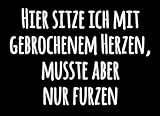 Hier sitze ich mit gebrochenem Herzen, musste aber nur furzen: Schwarzweiss-Badezimmer-Gästebuch | Lustiges Toiletten-Tagebuch | Lass dich von deinen ... lustigen Witzen beeindrucken | WC Gästebuch