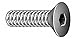 M10-1.5 x 90 mm. Black Oxide 10.9 Steel Flat Socket Head Cap Screw, 5 pk.