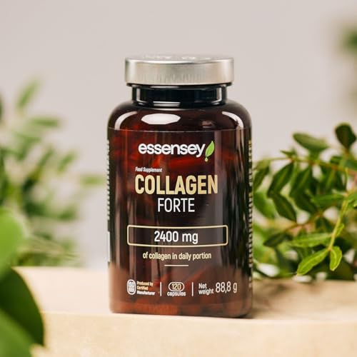 ESSENSEY - Collagène Forte I 2400 mg par dose quotidienne recommandée I 120 gélules I Collagène hydrolysé de type I SOLUGEL® I 60 doses quotidiennes I Facile à avaler – Image 6