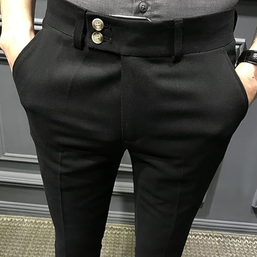 Men Casual Straight Business Trousers Men Classic Fit Stretch Formal Pants Mens Dress Pants Slim Fit Pants3