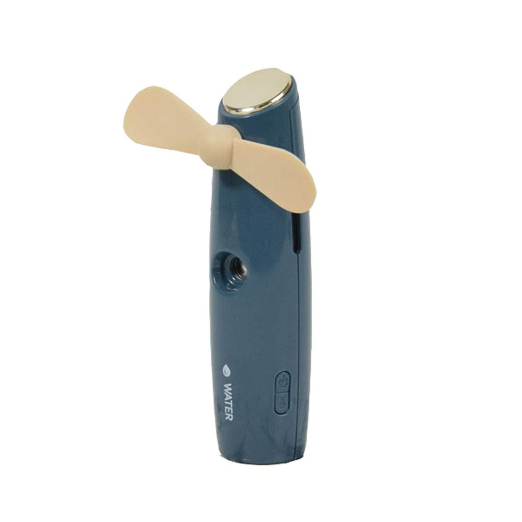 Vaporisateur petit ventilateur portable rechargeable USB RJJ bleu été