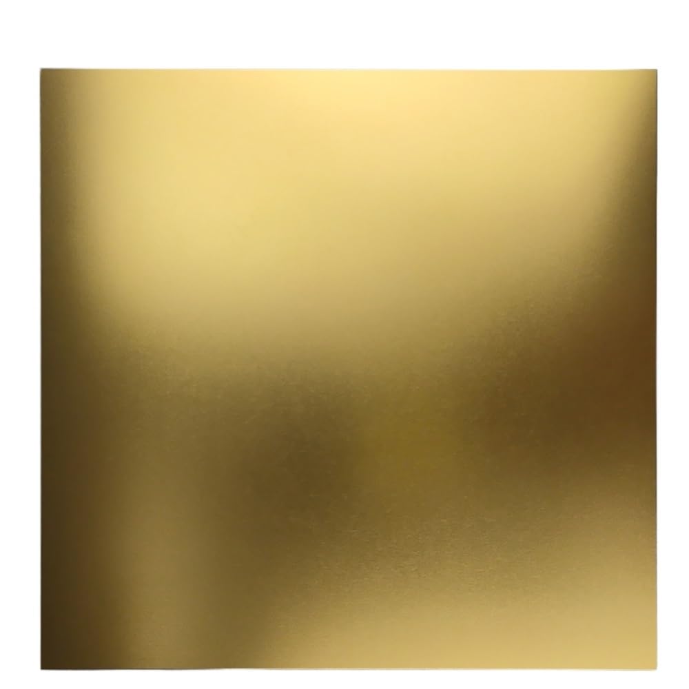 2 placas de aluminio anodizado dorado 5052, 0,5-2 mm de espesor, hojas de metal cuadradas(300x300x0.8mm)