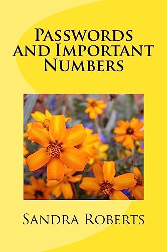 Passwords and Important Numbers