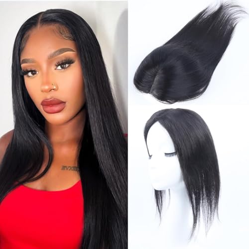 Iwig Hair Toppers for Women Real Human Clip In Topper