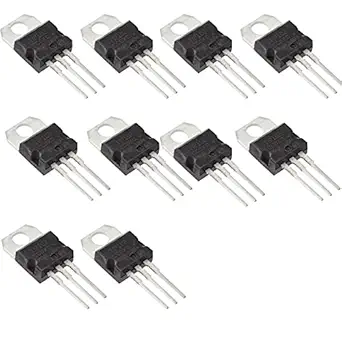 Bridgold 10pcs TIP102 102 Bipolar (BJT) Single NPN Darlington Transistor, 100 V/8 A,3-Pin TO-220