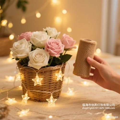 Premium 10-Yard Natural Jute Burlap Ribbon Roll - 3 Inch Wide for DIY Crafts, Weddings, and Holiday Decor 3 Premium 10-Yard Natural Jute Burlap Ribbon Roll - 3 Inch Wide for DIY Crafts, Weddings, and Holiday Decor - Image 2