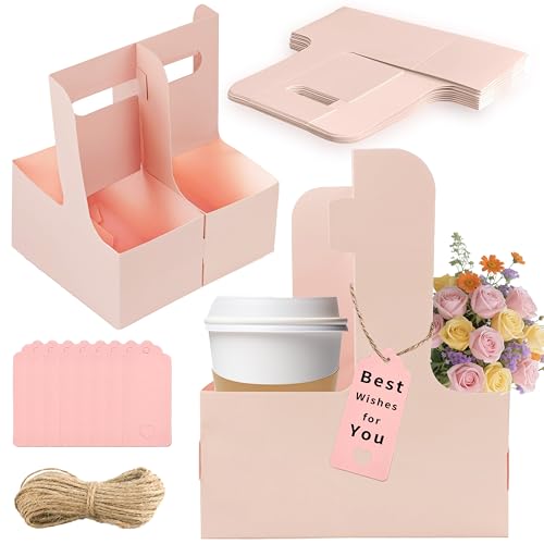 Turmaster 2 Cup Drink Carrier,8 Pack Coffee Cup Holders...