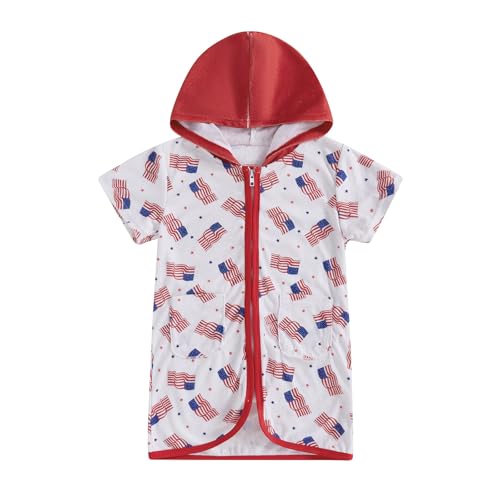 Nituyy Toddler Girls Boys Swim Cover Up Terry Cloth Swimsuit Coverup Wraps Bathing Suit Pool Beach Poncho Swimsuit Cover-Up