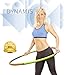 Dynamis Fat Burning Weighted Hula Hoop for Adults - Exercise Hula Hoop - (3.6 pounds) Fitness, Core, & Waist Trimmer - Hula Hoops - Weighted Hula Hoops for Women - Hula Hoops for Adults Weight Loss