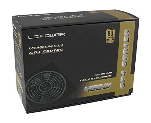 LC-Power LC6460GP4 V2.4 - GP4 460W ATX Negro Unidad de - Fuente de alimentación (460 W, 110-220, 47-63, Activo, 110 W, 426 W)