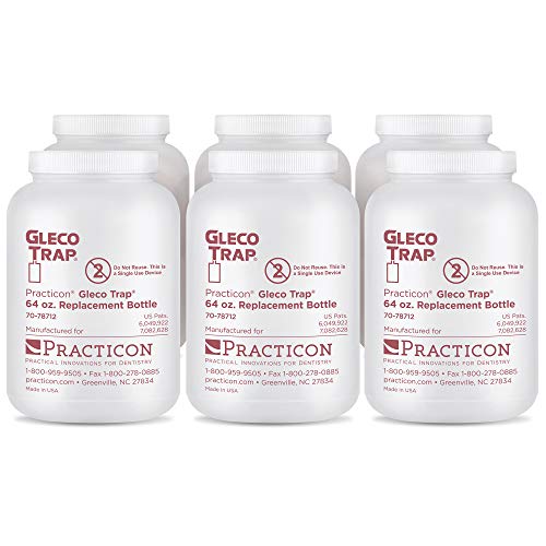 Practicon 7078712 Gleco Trap Replacement Bottles, 64 oz. (Pack of 6)