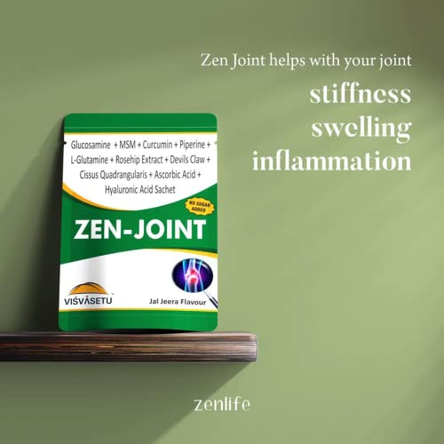 Image of ZEN-JOINT No Suggar added Sachet for Pain Relif (Jal Jeera Flavor) 15 Sachets - 10 gm