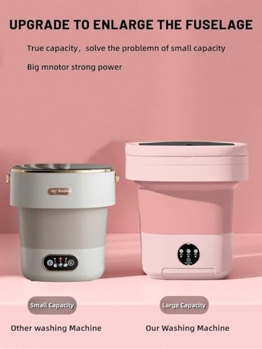 image for GRINCHAT Portable Washing Machine, Mini Washer,15L Upgraded Large Capa