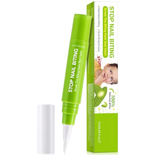 Stop Nail Biting Prevention Stop Biting Nails Thumb Sucking Prevention - Natural Plant-Based Formula With Long-Lasting Taste Helps Nail Care And Growth