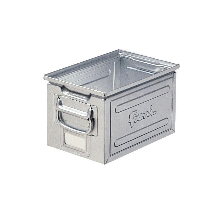 DSTOCK60 - Metallkiste/Aufbewahrungsbox, lackierter Stahl, stapelbar, 12 l