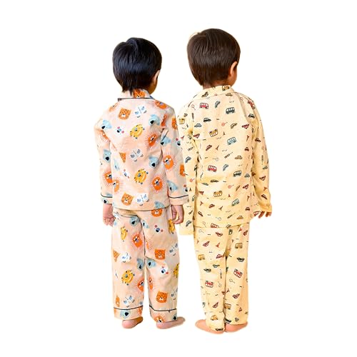 Image of Jam & Sugar Boys Cotton Printed Night Suit Set
