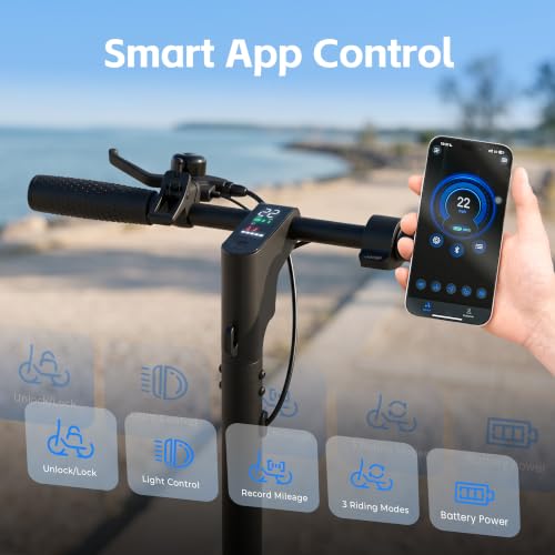 Image of Electric Scooter, 500W /750W Powerful Motor, 22 /25 MPH Top Speed & 23 /28 Miles Range, 9.3 inch /10 inch Tires, Foldable Commuter Scooter for Adults and Teens with Dual Braking,Cruise Control,APP Control