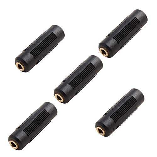 Adaptador Jack Estéreo 3.5mm Macho a Hembra x5 miniatura 1