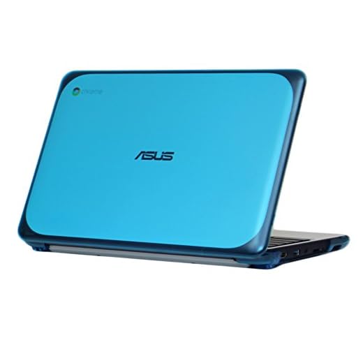 iPearl mCover Hard Shell Case for 11.6" ASUS Chromebook C202SA Series Laptop - Aqua
