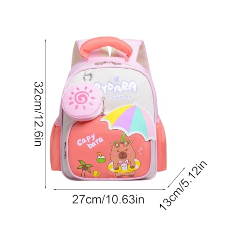 Sac à dos capybara grand pour école et pique-nique - 5