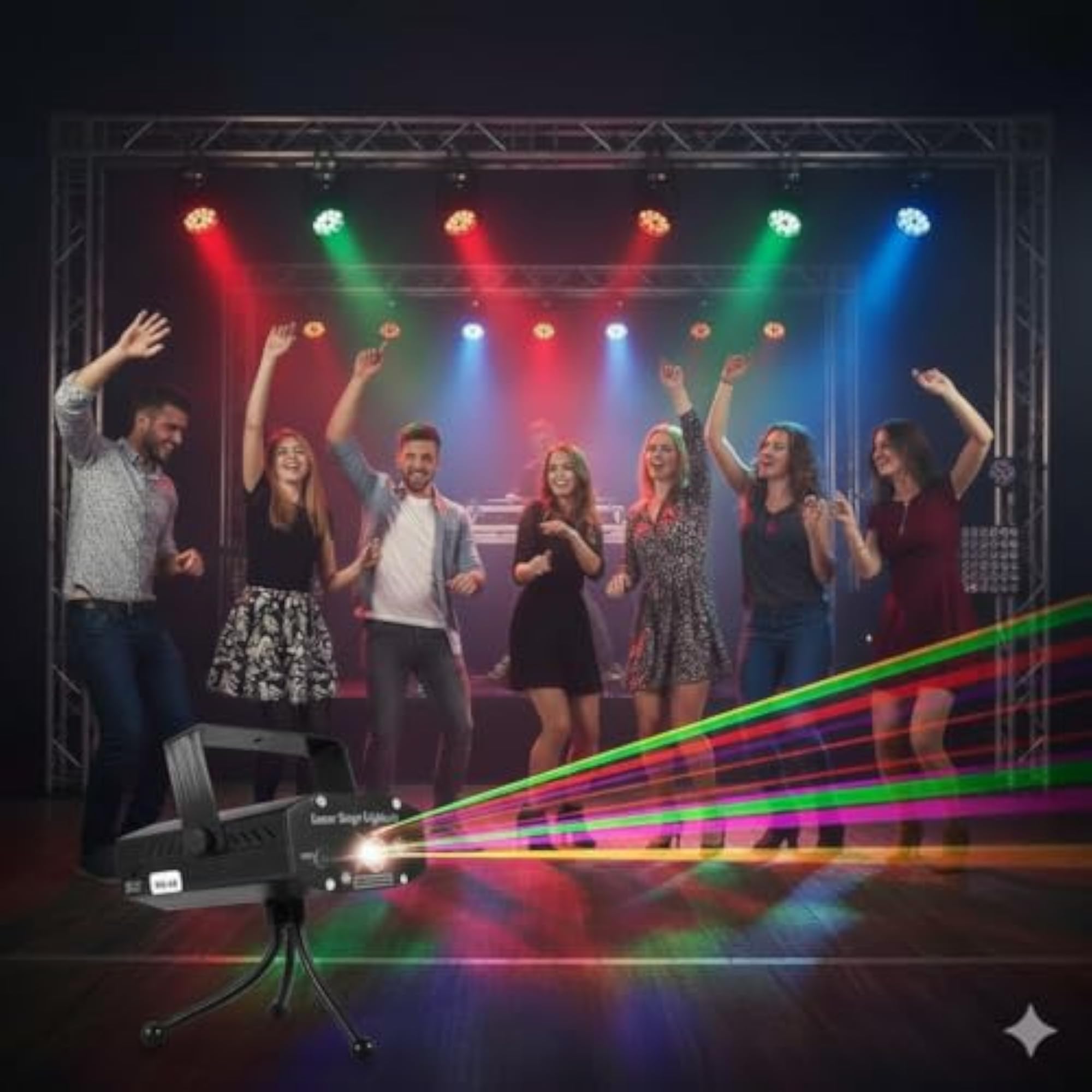 Mini Laser 6 DOT Light Projector