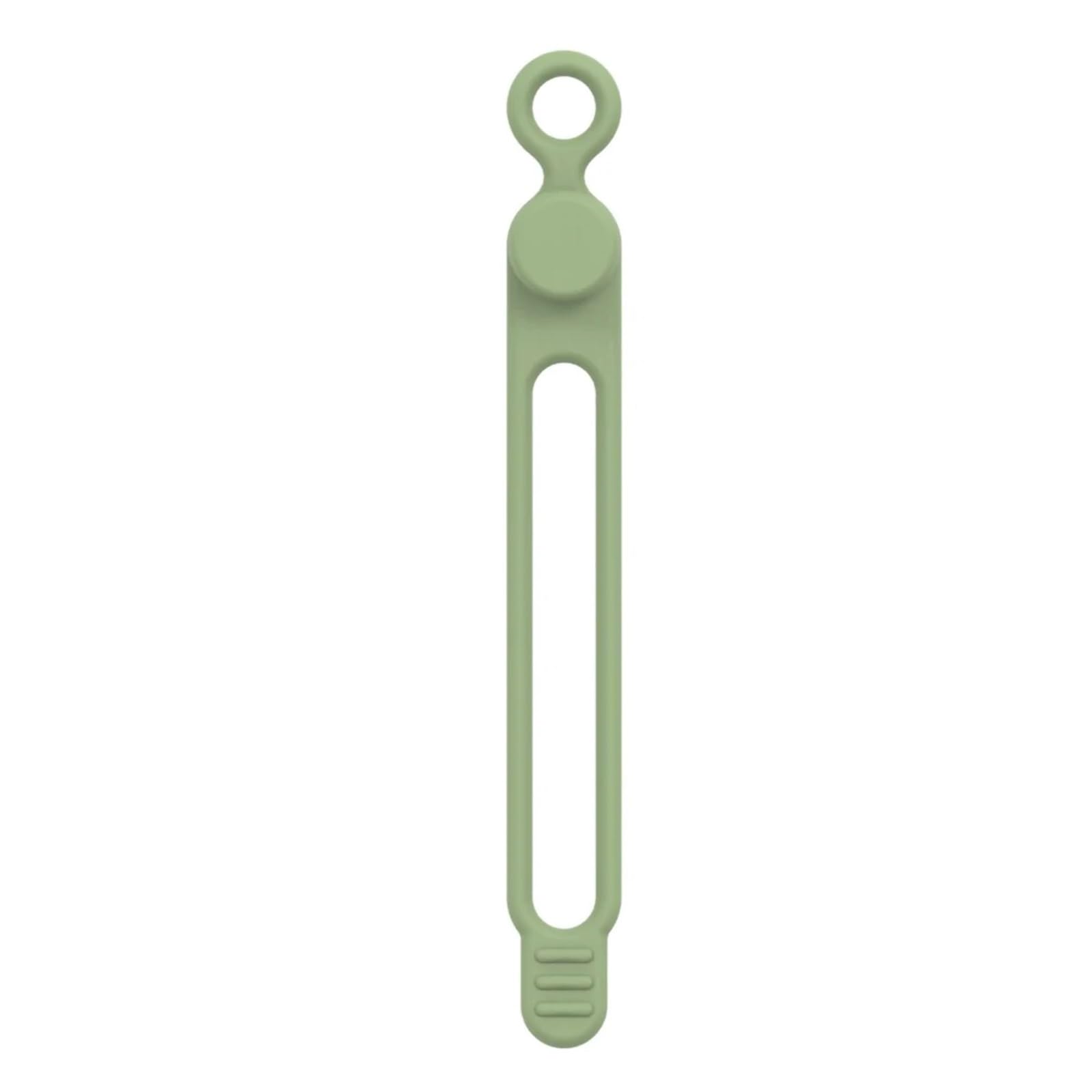 Yangshe Green 40Pcs Adjustable Silicone Cable Ties For Cord Management Organizer