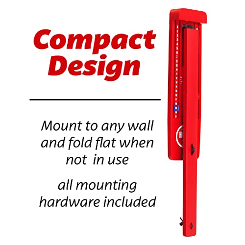 Image of GoSports Hook 21 Wall Mounted Ring Swing Game with Foldable Arm - Play Indoors or Outdoors