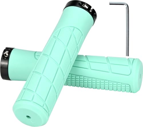ouhos Puños universales para bicicleta, 22 mm, adecuados para bicicleta de montaña, bicicleta de carretera, plegable, bicicleta de ciudad, manillar de bicicleta, triciclo