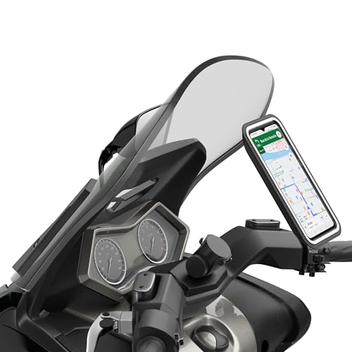Shapeheart - Scooter Dashboard Mount with Detachable Magnetic Housing, black, Telefono 2XL - Fino a 17,2 cm