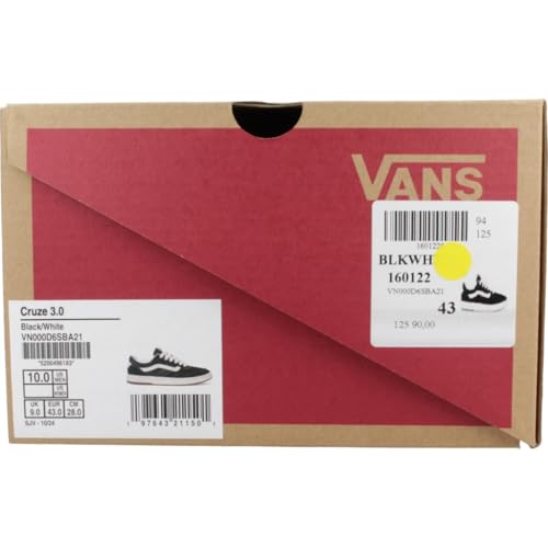 Vans Mixte Cruze 3.0 Chaussures À LAQUETS, Noir, 42 EU