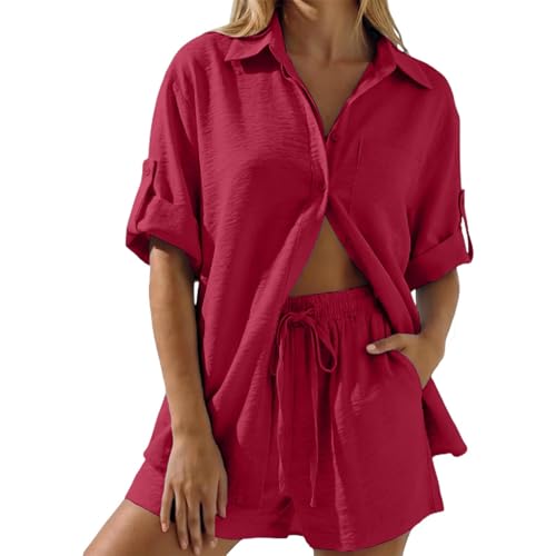 Ensemble décontracté femme rouge XXL pour effacer l'inconfort des vêtements étroits