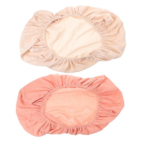 FOYTOKI 2 Piezas Juego de Sábanas Bajeras para Cuna de Ñiño de Hilo, Diseño Elástico y Transpirable Adecuado para Habitaciones Infantiles y Guarderías