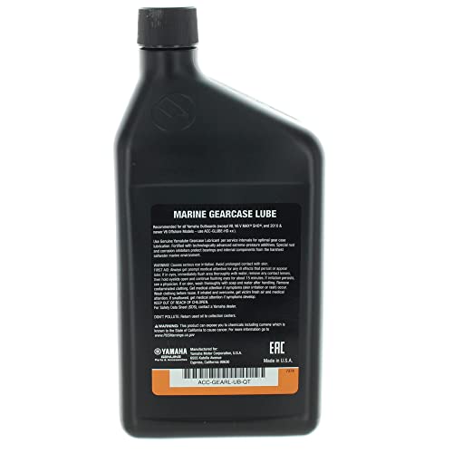 Yamaha ACC-GEARL-UB-QT New Oem 32 Oz. Lower Unit Gearcase Lube Quart thumb #1