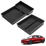 YHTAUTO Lower Center Console Organizer Tray Compatible with 2024 2025 Tesla Model 3...