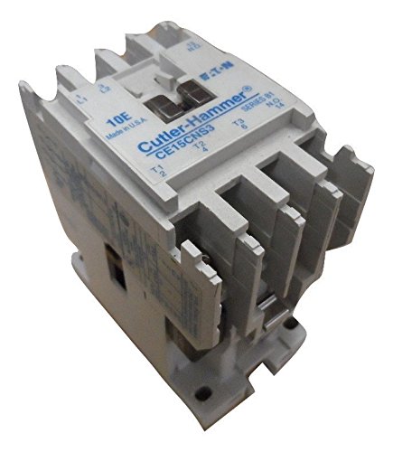 CUTLER HAMMER CE15ANS3AB 1AUX 1NO, 3 polos, bobina 110/120 VAC 50/60 Hz, contactor IEC abierto tamaño A miniatura 1