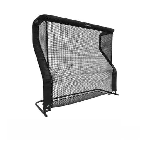 Net Return Pro Series Large 9 Golf Net 9x9 ft Multi-Sport Auto Ball Return Portable for Indoor/Outdoor Simulator Use Durable Aluminum