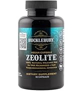 BUCKLEBURY Zeolite Micronized Smart Mineral Capsules - Supports Detox, Immune &amp; Digestive Tract H...