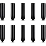 20個入り ラバーエンドキャップ 2.5 mm内径端末保護キャップ ネジプロテクタ ビニールラウンドエンドキャップカバー ねじプロテクター 家具 パイプ用 -ブラック(2.5MM)