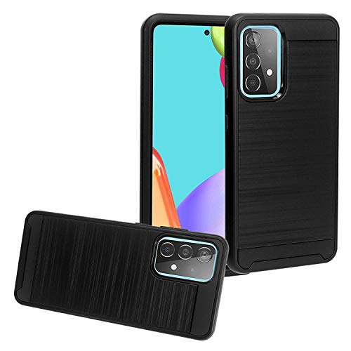 Coque Samsung Galaxy A52 5G antichoc brossé noir CS3 SM-A526