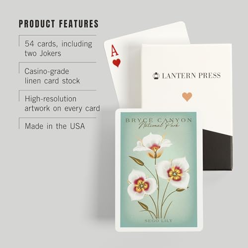 Baraja de Poker Lantern Press Bryce Canyon 52 cartas miniatura 3