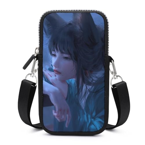 Sac bandoulière téléphone portable portefeuille pochette femme papillon unisexe petit format