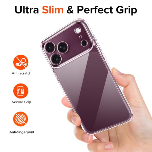 Image of ivoler 3-in-1 Clear Case for iPhone Pro Max 6.9'' 18 inch Phone Clear