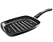 Taurus Grill Vital Stone Sartén Parrilla Rectangular, Acero, Negro, 1