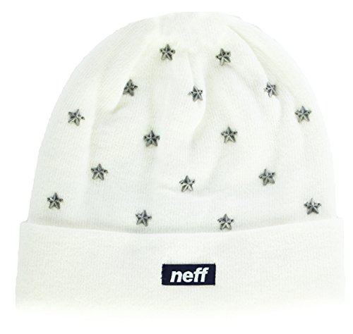 Bonnet blanc Neff Goldstar couvre-chef en maille douce unisexe
