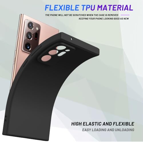 Image of for Samsung Galaxy Note 20 Ultra Case Black, Scratch Resistant with Soft Touch, Slim Thin Phone Cover for Samsung Galaxy Note 20 Ultra