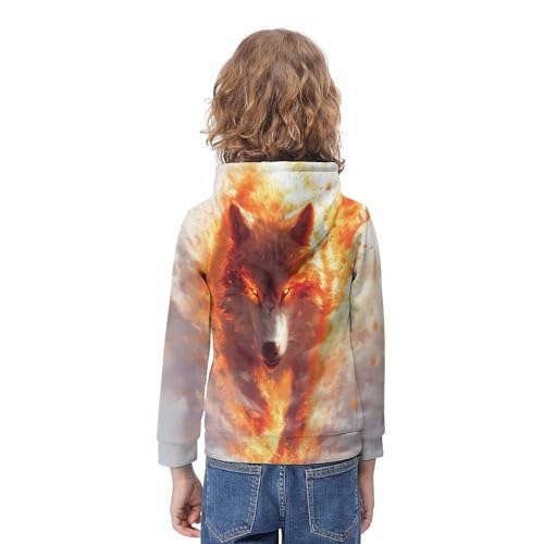 Pull loup 3D cadeau ado idéal pour les hivers en famille - 4