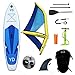 Inflatable PVC SUP Sailboat Windsurfing Paddle Surf Board New