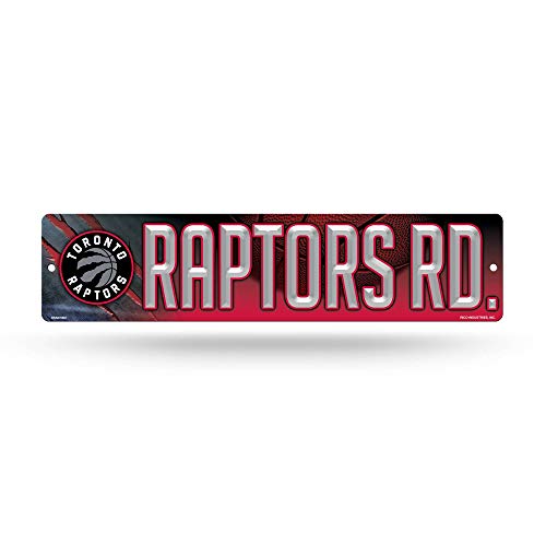 NBA Rico Industries 16-Inch Plastic Street Sign DÃ©cor, Toronto Raptors