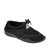 Gummi-Außensohle. Rucanor Neopren Badeschuhe / Surfschuhe, schwarz Größe 38 - 44, Größe:41