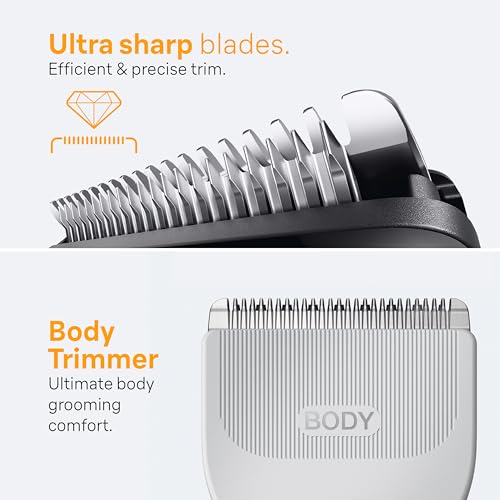 Braun All-in-One Style Kit Series 5 5480, 8-in-1 Trimmer for Men with Beard Trimmer, Body Trimmer for Manscaping, Hair Clippers & More, Ultra-Sharp Blade, 40 Length Settings, Waterproof